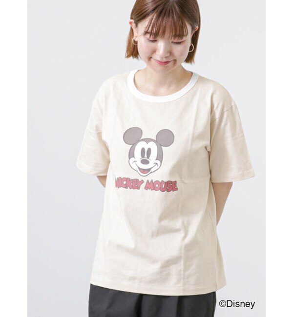 Disney】ミッキー/リンガーTシャツ|Te chichi(テチチ)の通販｜アイルミネ