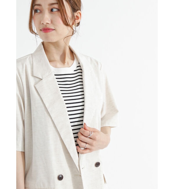 60%OFF!】 te chichi ジャケット Te chichi コットンテーラードジャケット テチチ