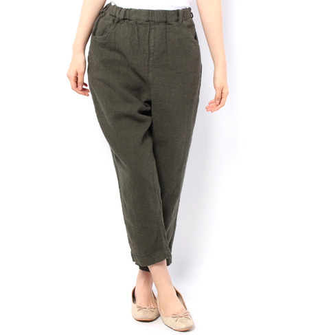 柄アソート綿麻サルエルパンツ