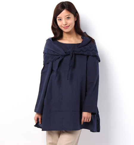 綿麻ショール付チュニック