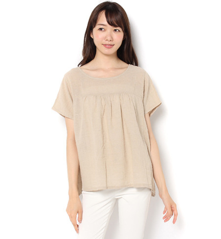 綿麻ガーゼブラウス