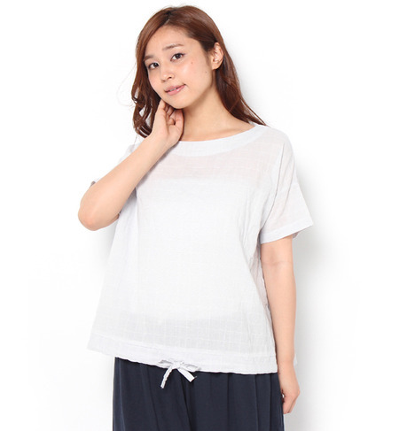 【サマンサモスモス/Samansa Mos2】 格子柄プルオーバーブラウス [3000円(税込)以上で送料無料]