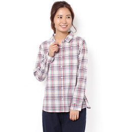 【サマンサモスモス/Samansa Mos2】 角丸襟 柄アソート シャツ [3000円(税込)以上で送料無料]