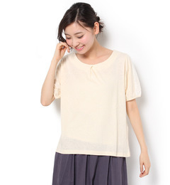 【サマンサモスモス/Samansa Mos2】 袖レース柄アソートカットソー [3000円(税込)以上で送料無料]