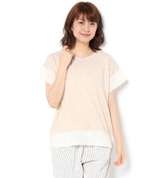 【サマンサモスモス/Samansa Mos2】 裾・袖口レースカットソー [3000円(税込)以上で送料無料]