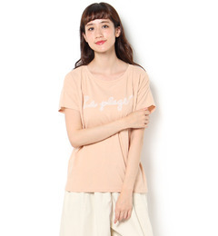 【サマンサモスモス/Samansa Mos2】 肩落ちプリントＴシャツ [3000円(税込)以上で送料無料]