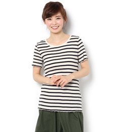 【サマンサモスモス/Samansa Mos2】 トタンテレコ半袖プルオーバー [3000円(税込)以上で送料無料]