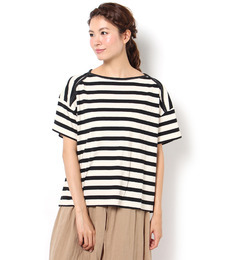 【サマンサモスモス/Samansa Mos2】 ドロップショルダーボーダーカットソー [3000円(税込)以上で送料無料]