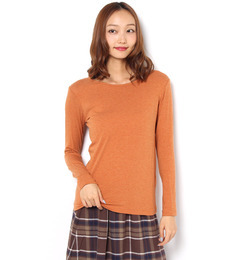 【サマンサモスモス/Samansa Mos2】 ベア天無地クルーネックプルオーバー [3000円(税込)以上で送料無料]