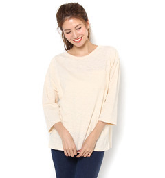 【サマンサモスモス/Samansa Mos2】 インディゴドルマン袖カットソー [3000円(税込)以上で送料無料]