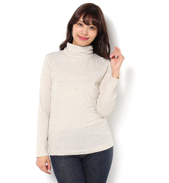 【サマンサモスモス/Samansa Mos2】 ベア天ボーダータートルプルオーバー [3000円(税込)以上で送料無料]