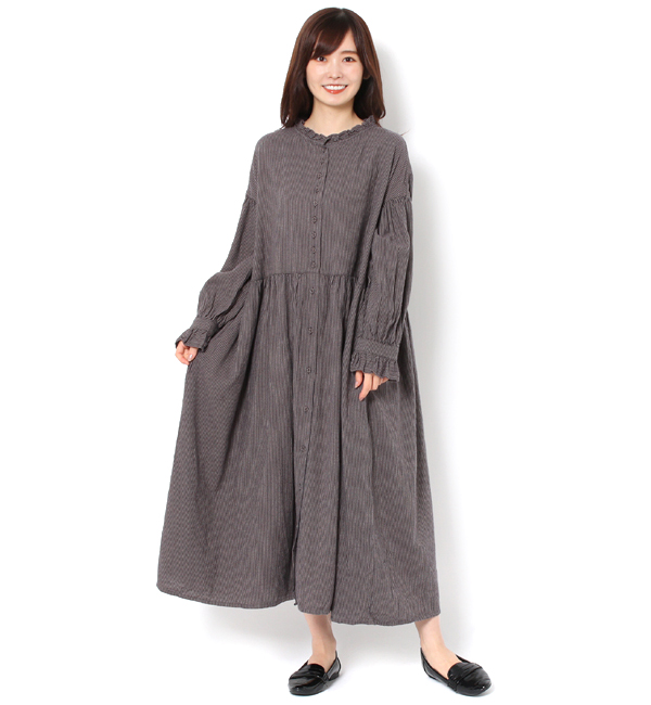 フリルギャザーストライプワンピース ワンピース サマンサモスモス Samansa Mos2 の通販 アイルミネ