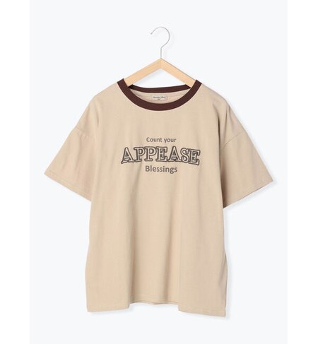 発砲ロゴプリントリンガーtシャツ Samansa Mos2 サマンサモスモス の通販 アイルミネ