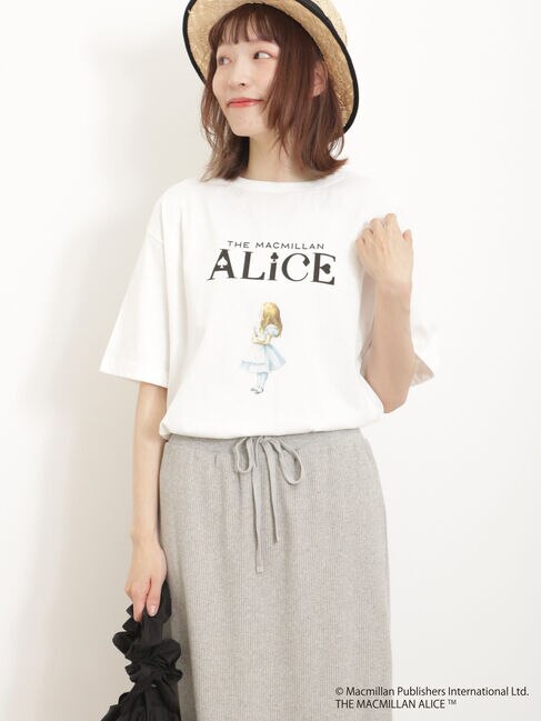 Alice×SamansaMos2】アリスプリントTシャツ|Samansa Mos2(サマンサ ...