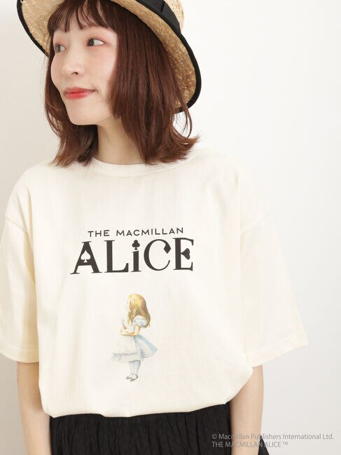 Alice×SamansaMos2】アリスプリントTシャツ|Samansa Mos2(サマンサ