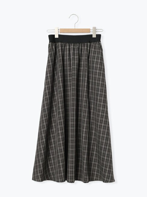 売れ筋ランキングも ゴムベルトギャザーチェックスカート|Samansa Mos2(サマンサ Skirt