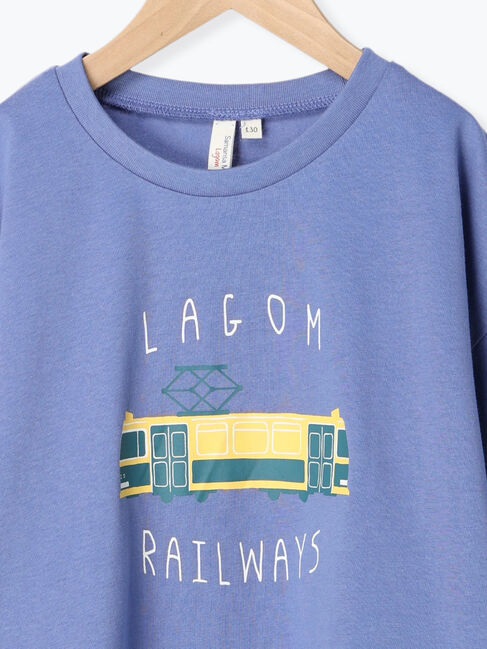 電車プリントTシャツ|LAGOM(ラーゴム)の通販｜アイルミネ