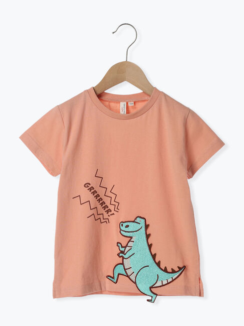 ◎恐竜ビッグワッペンTシャツ|Samansa Mos2 Lagom(サマンサモスモス