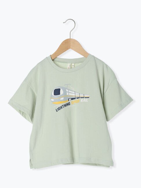 特急電車プリントTシャツ