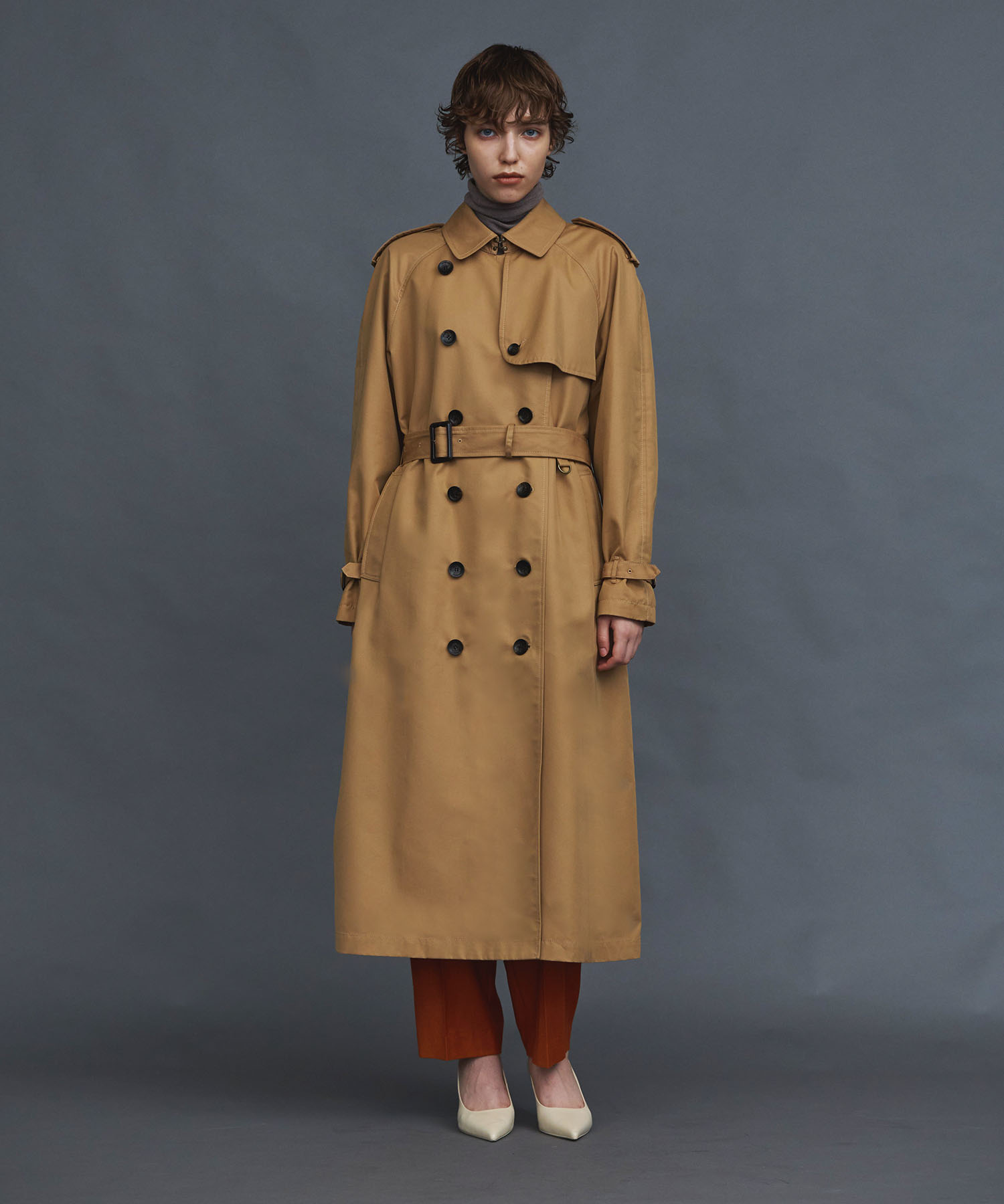 L'Appartement　Lisiere N/C coat キャメル34