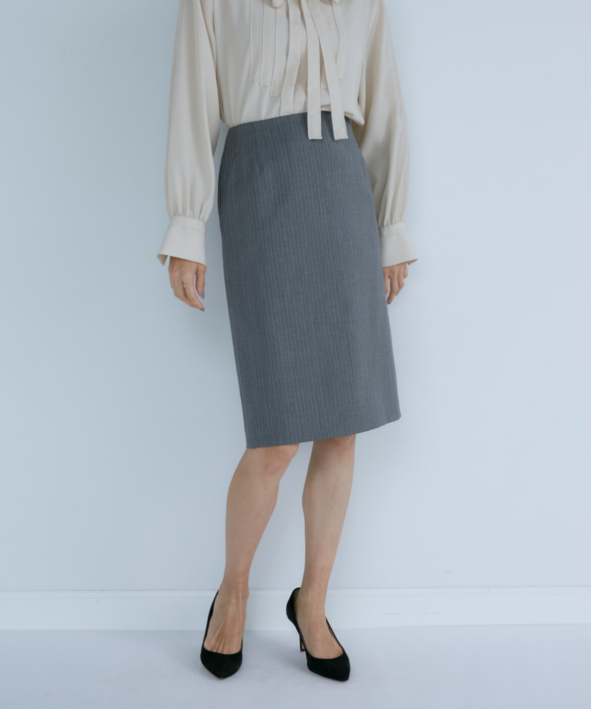 大きいサイズ》シルクウールタイトスカート|SUPERIOR CLOSET