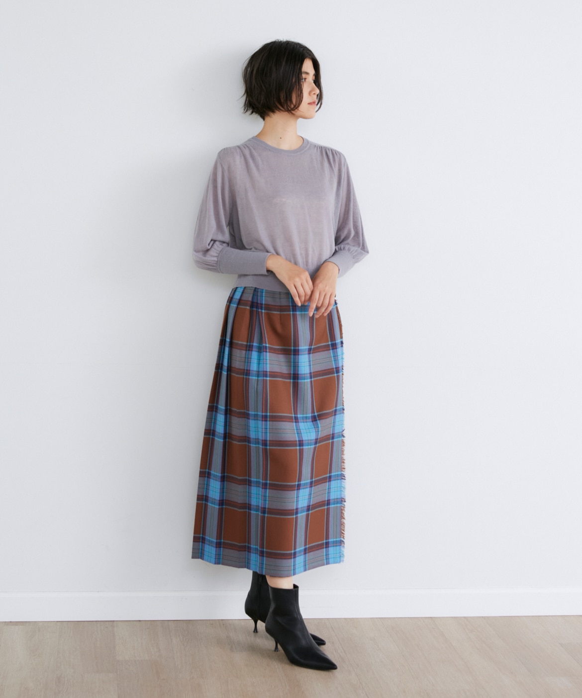 【未使用品】O’NEIL OF DUBLIN  キルトスカート サイズ8ロングスカート
