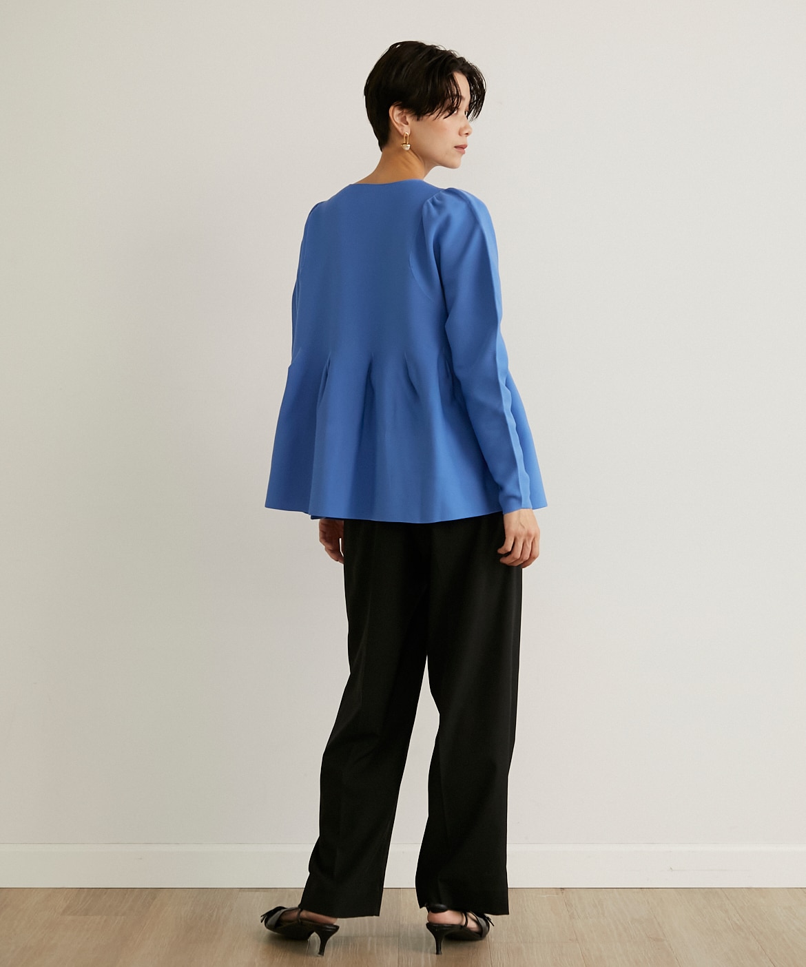 限定】Peplum forme ニット-