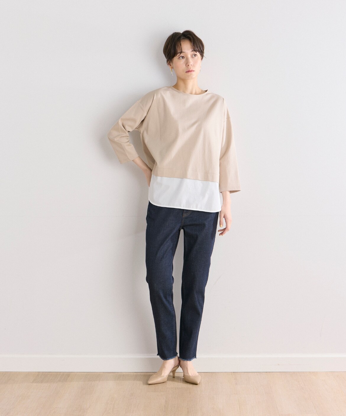 H.SALT Easy ミッドライズテーパードイージーデニム《Healthy DENIM》|SUPERIOR  CLOSET(スーペリアクローゼット)の通販｜アイルミネ