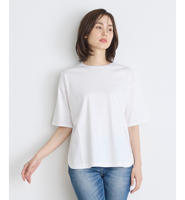 ファッションメンズなら|【スーペリアクローゼット/SUPERIOR CLOSET】 《大きいサイズ》ラウンドヘムTシャツ《SUPER COOL TOUCH COTTON》