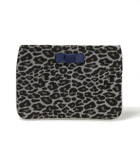 2WAYラメレオパードクラッチバッグ