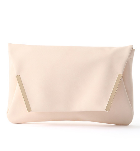 2WAYメタル付きクラッチバッグ