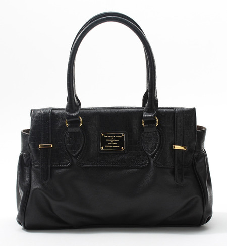 クロコ調型押し切り替えトートバッグ