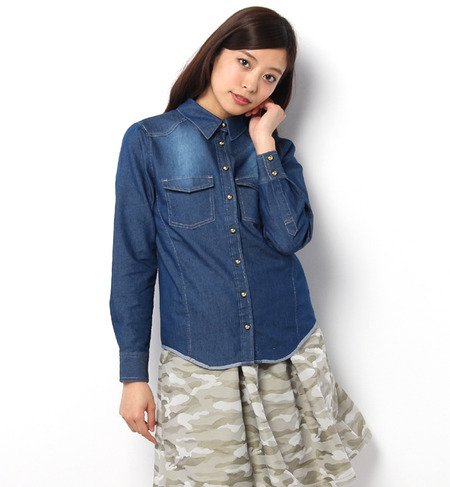 ライトデニムシャツ