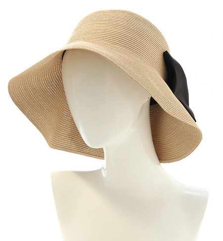 ビッグリボンツバ広ハット