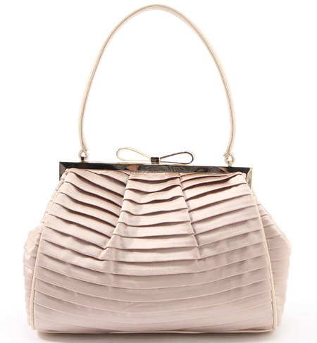 リボンモチーフ ハンドバッグ