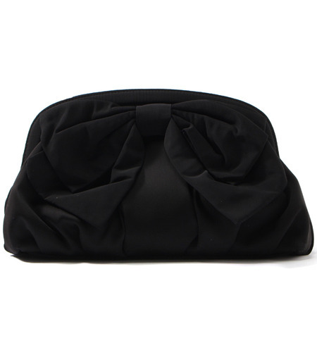 【アナトリエ/anatelier】 ビッグリボンがま口2WAYクラッチ [送料無料]