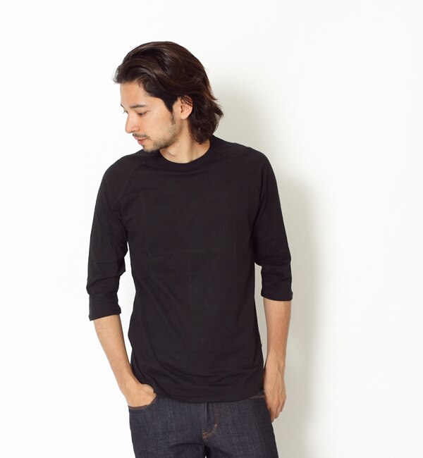 【ベースステーション/BASESTATION】 inner light raglan 2/3t-shirt [3000円(税込)以上で送料無料]