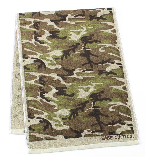 camouflage face towel