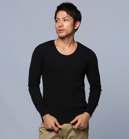 【ベースステーション/BASESTATION】 baby rib u neck long tee [送料無料]