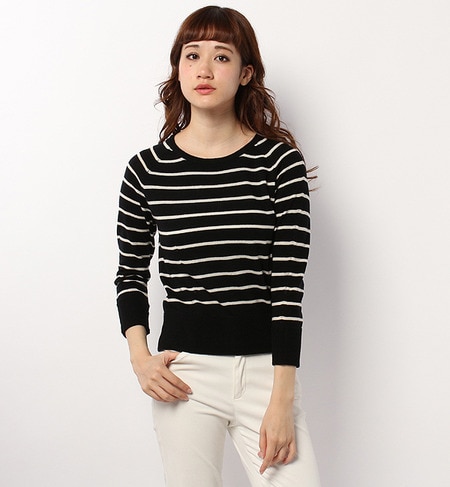 CASHMERE BORDER KNIT