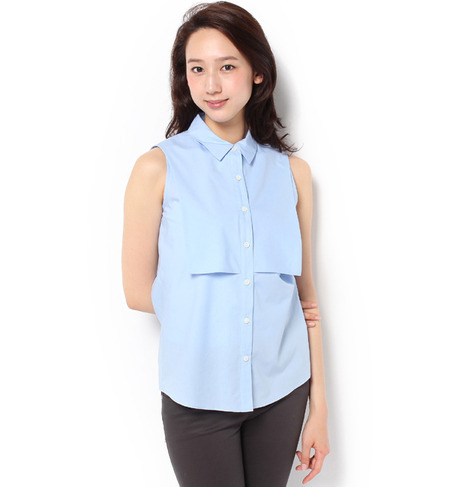 セーラー風ノースリーブシャツ