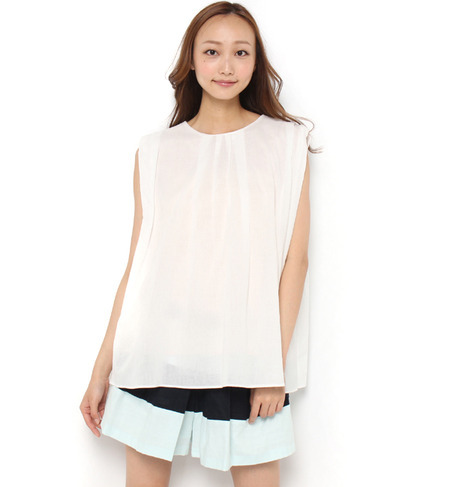 タックガーゼシャツ