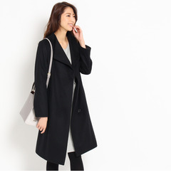 【アンタイトル/UNTITLED】 [L]スタンドカラーウールコート [送料無料]