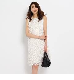 【アンタイトル/UNTITLED】 [L]ルーセントリーフワンピース [送料無料]