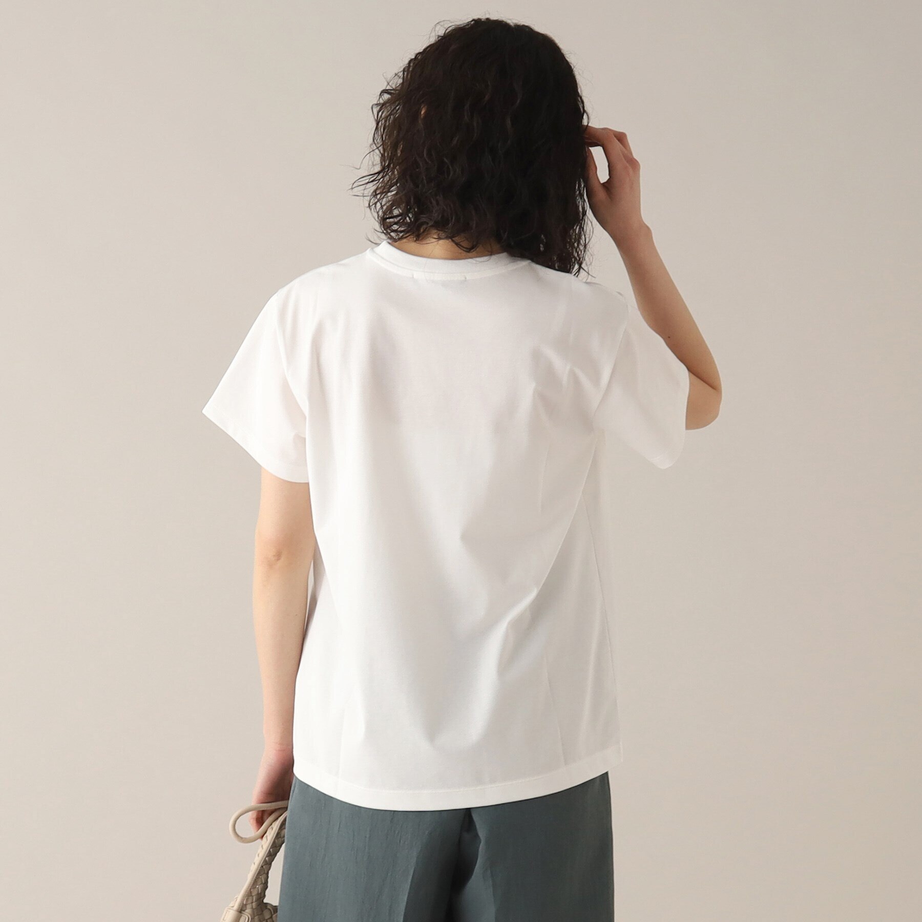 洗濯機で洗える】きれいめロゴTシャツ|UNTITLED(アンタイトル)の通販