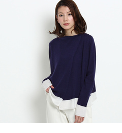 【ドレステリア/DRESSTERIOR】 Johnstons カシミアカラーブロックカーディガン [送料無料]