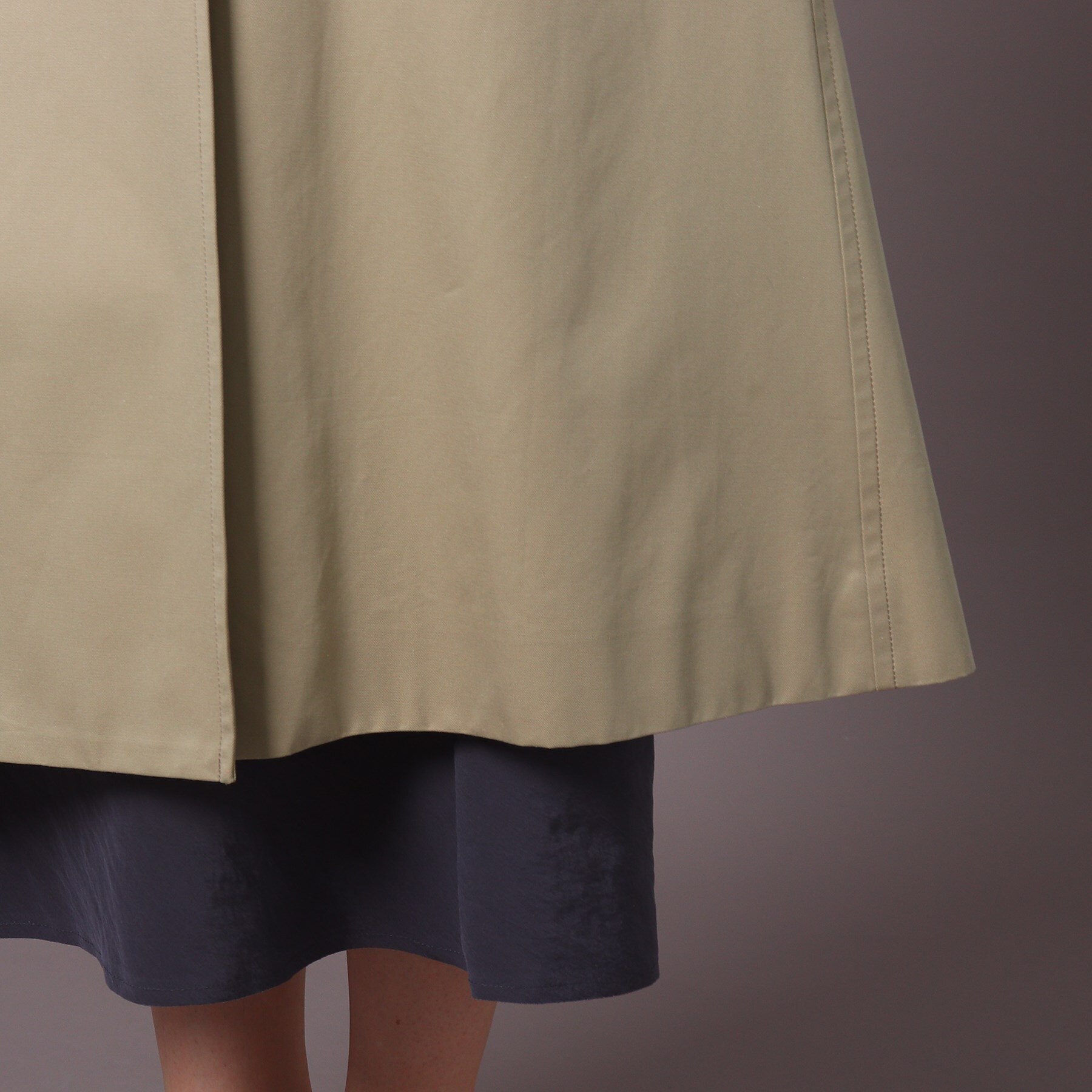 ◆【DRESSTERIOR定番】コットンシャンブレートレンチコート