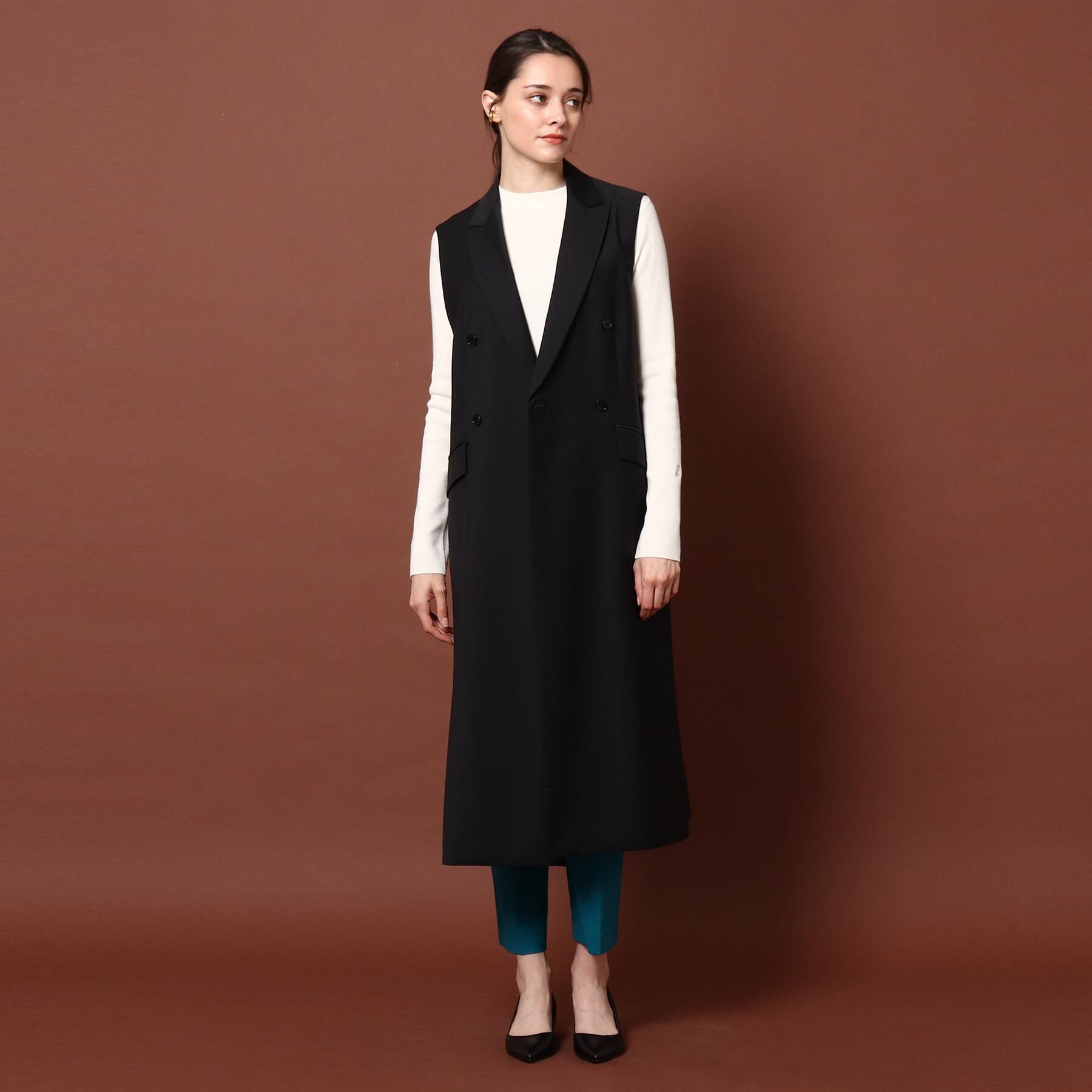 GISELe12月号】テーラードロングジレ|DRESSTERIOR(ドレステリア)の通販 GISELe12月号】テーラードロングジレ|DRESSTERIOR(ドレステリア)の通販