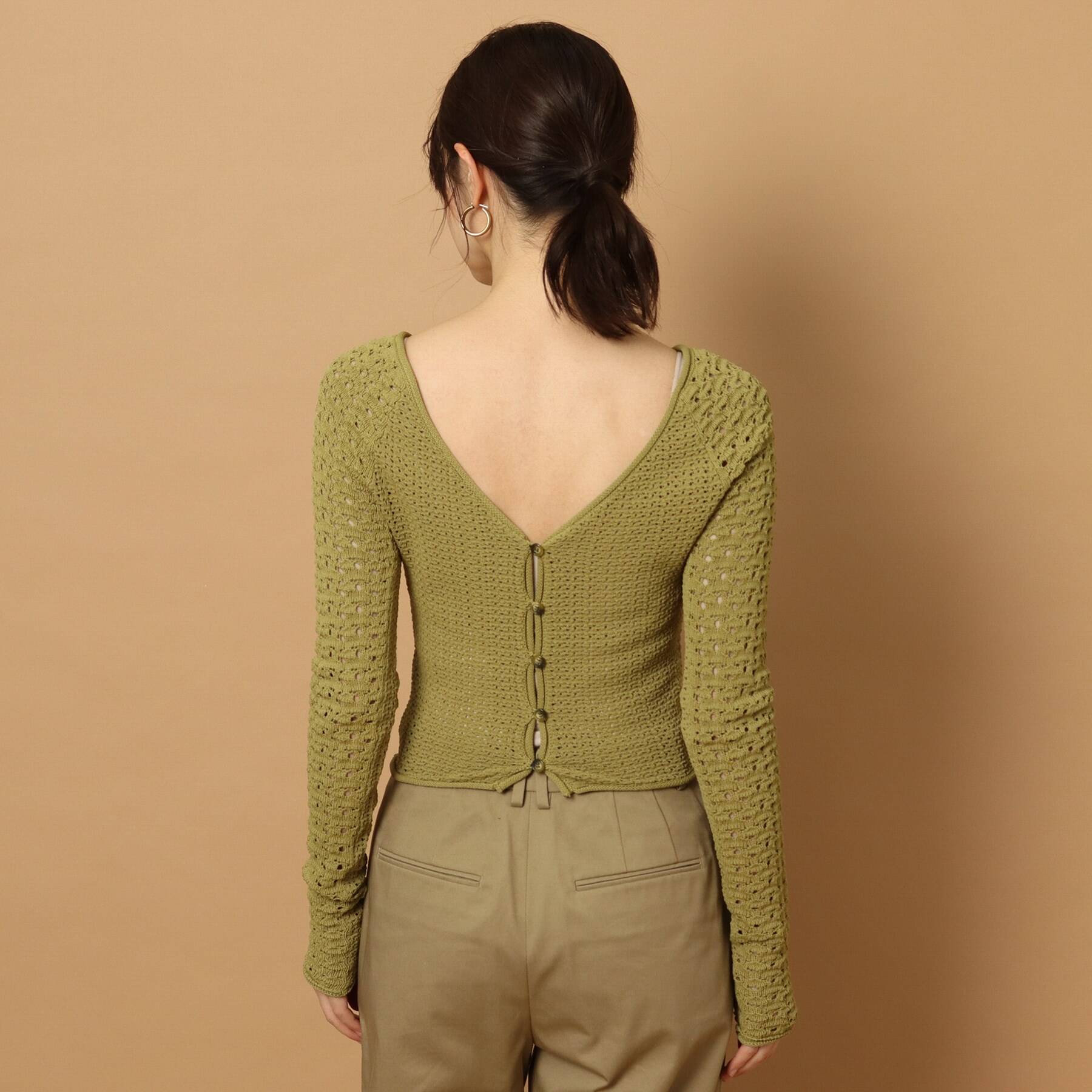 muller of yoshiokubo(ミュラーオブヨシオクボ) MOSS KNIT TOP