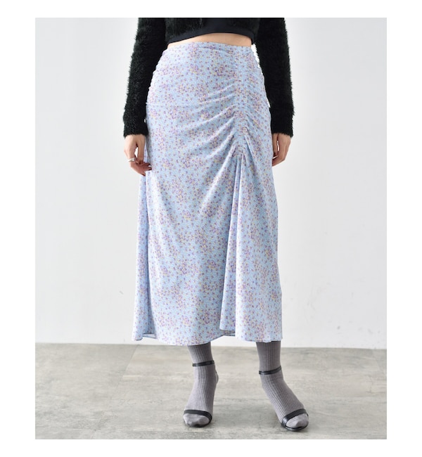【ドレステリア/DRESSTERIOR】 CODE A | flower print skirt